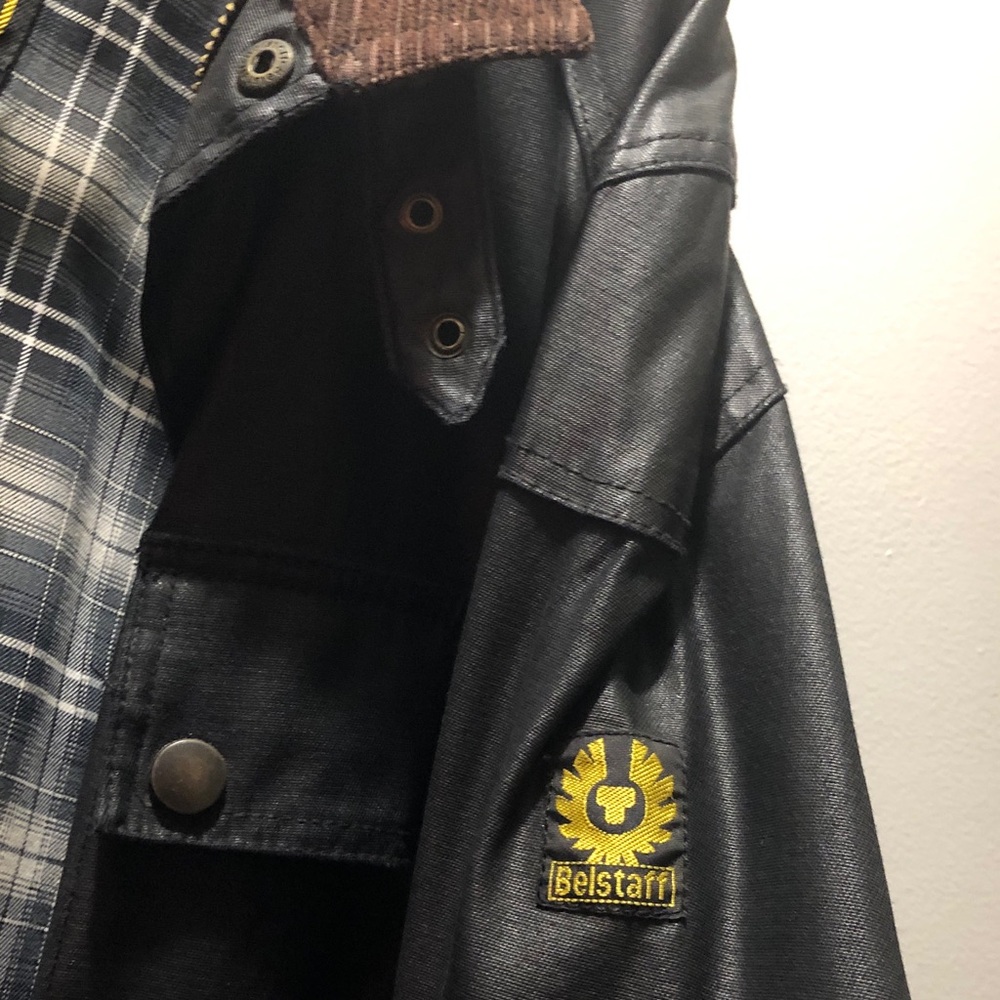 Belstaff Black and Brown Jacket of England